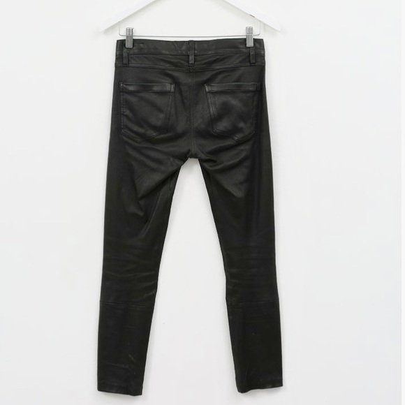 Ann Demeulemeester leather 4 pocket jeans - Picture 2 of 14